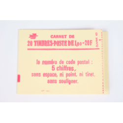 CARNET ANCIEN N°1972-C3 TIMBRES DE FRANCE NEUFS SABINE DE GANDON GOMME BRILLANTE