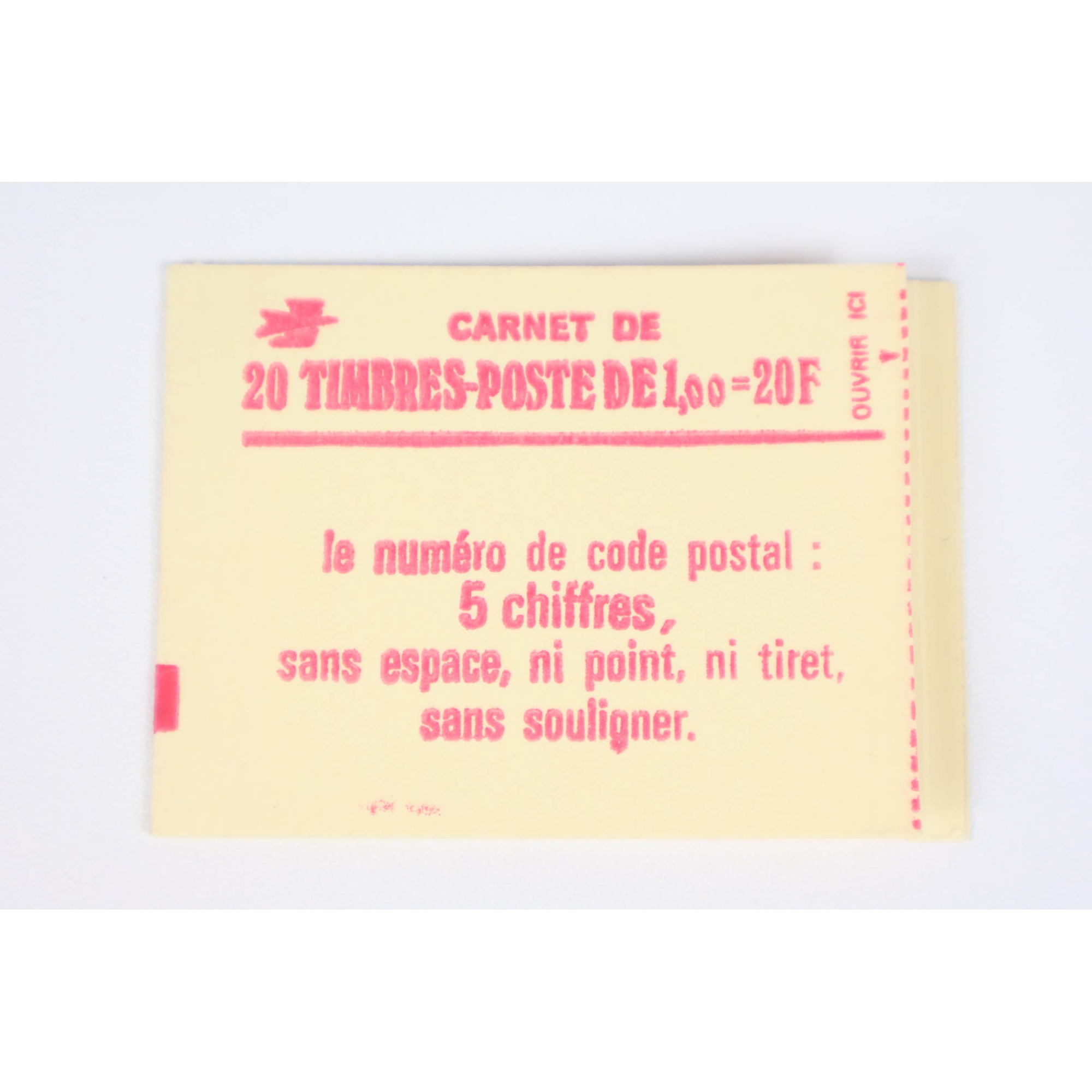 CARNET ANCIEN N°1972-C3 TIMBRES DE FRANCE NEUFS SABINE DE GANDON GOMME BRILLANTE