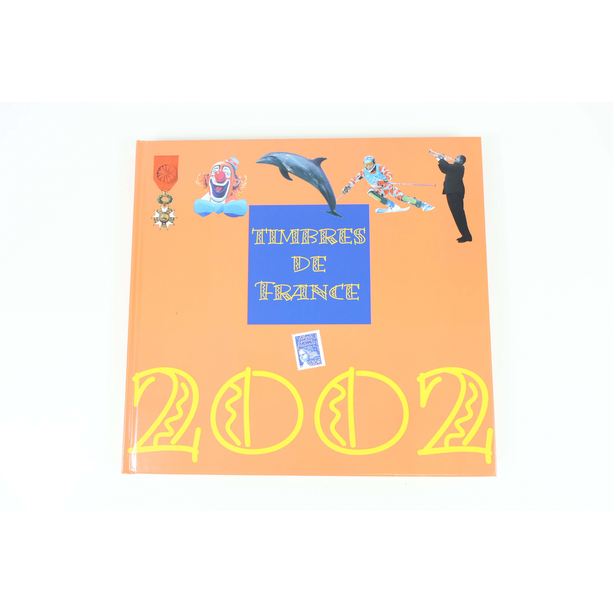 LE LIVRE DES TIMBRES FRANCE NEUFS** ANNÉE 2002 COMPLET, SIGNES USUELS