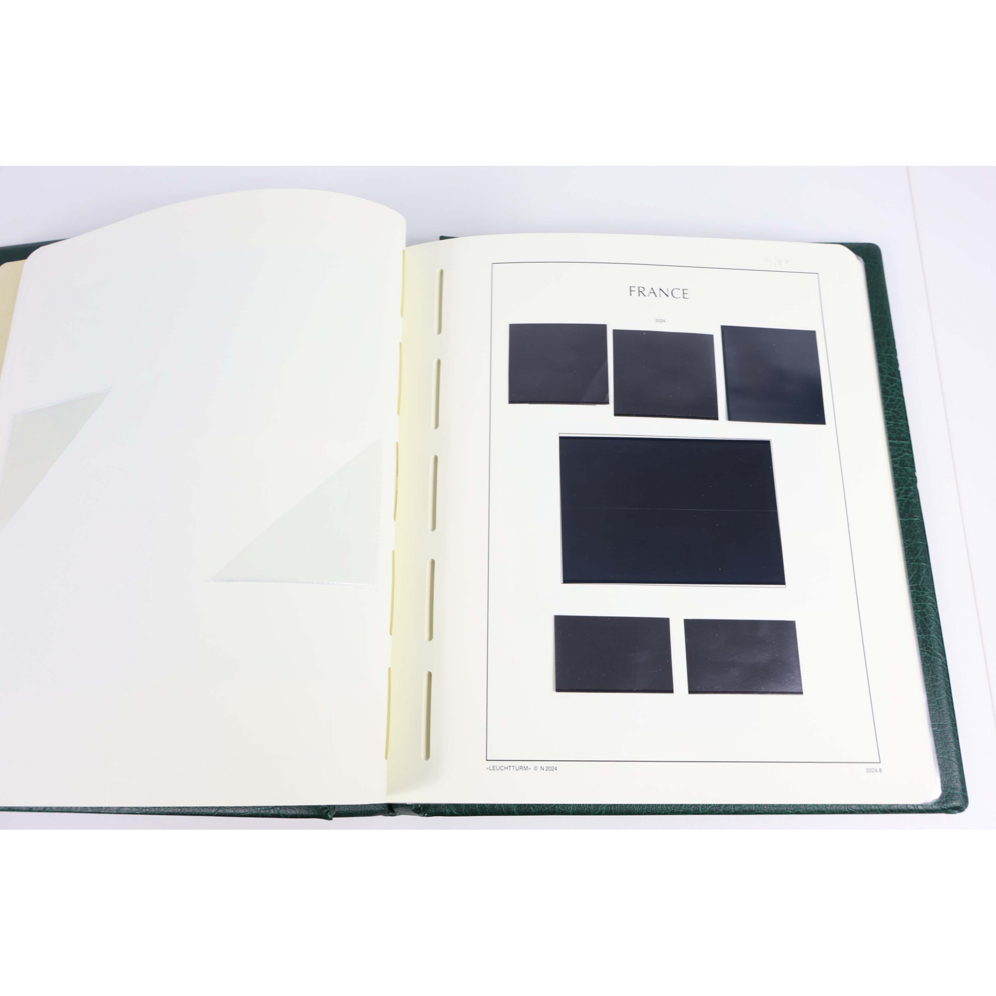 CLASSEUR ANNÉE 2024 MATÉRIEL LEUCHTTURM HAUT DE GAMME POUR COLLECTION DE FRANCE