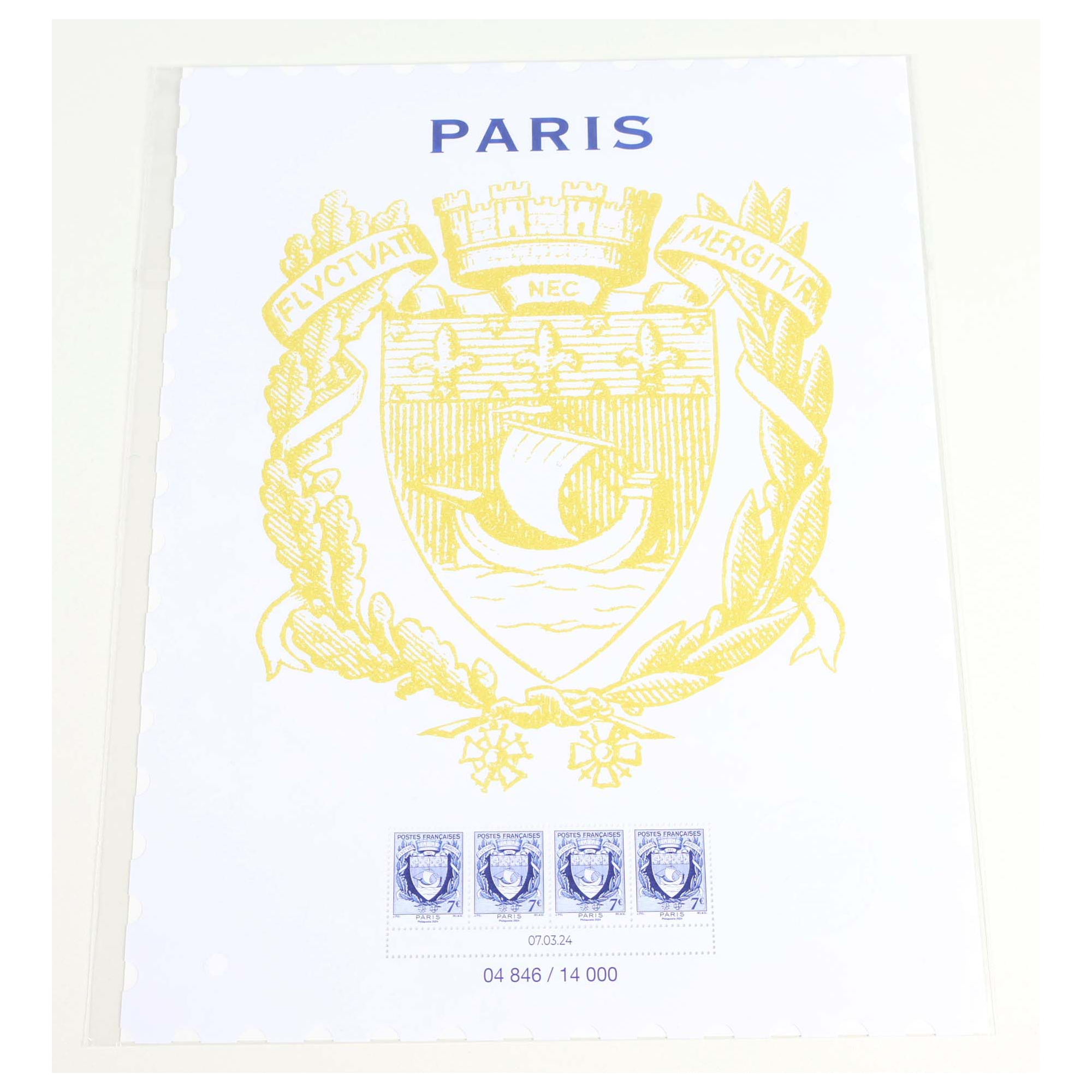 FRANCE 2024 AFFICHE 5790A PARIS SALON PHILATÉLIQUE HORS ABONNEMENT SOUS BLISTER