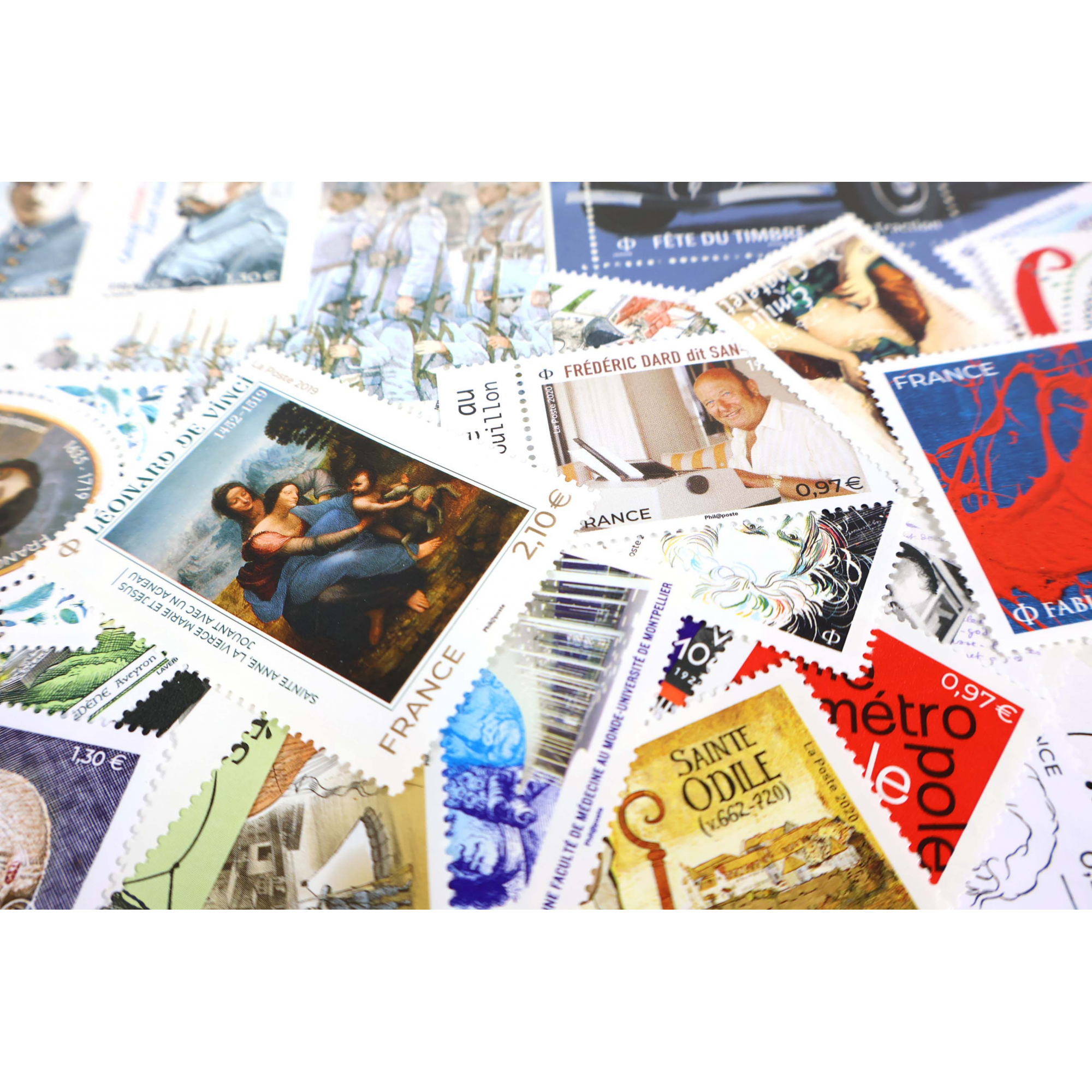 ANNÉES 2019/2020 LOT DE TIMBRES MODERNE DE FRANCE NEUFS**, FACIALE 169€