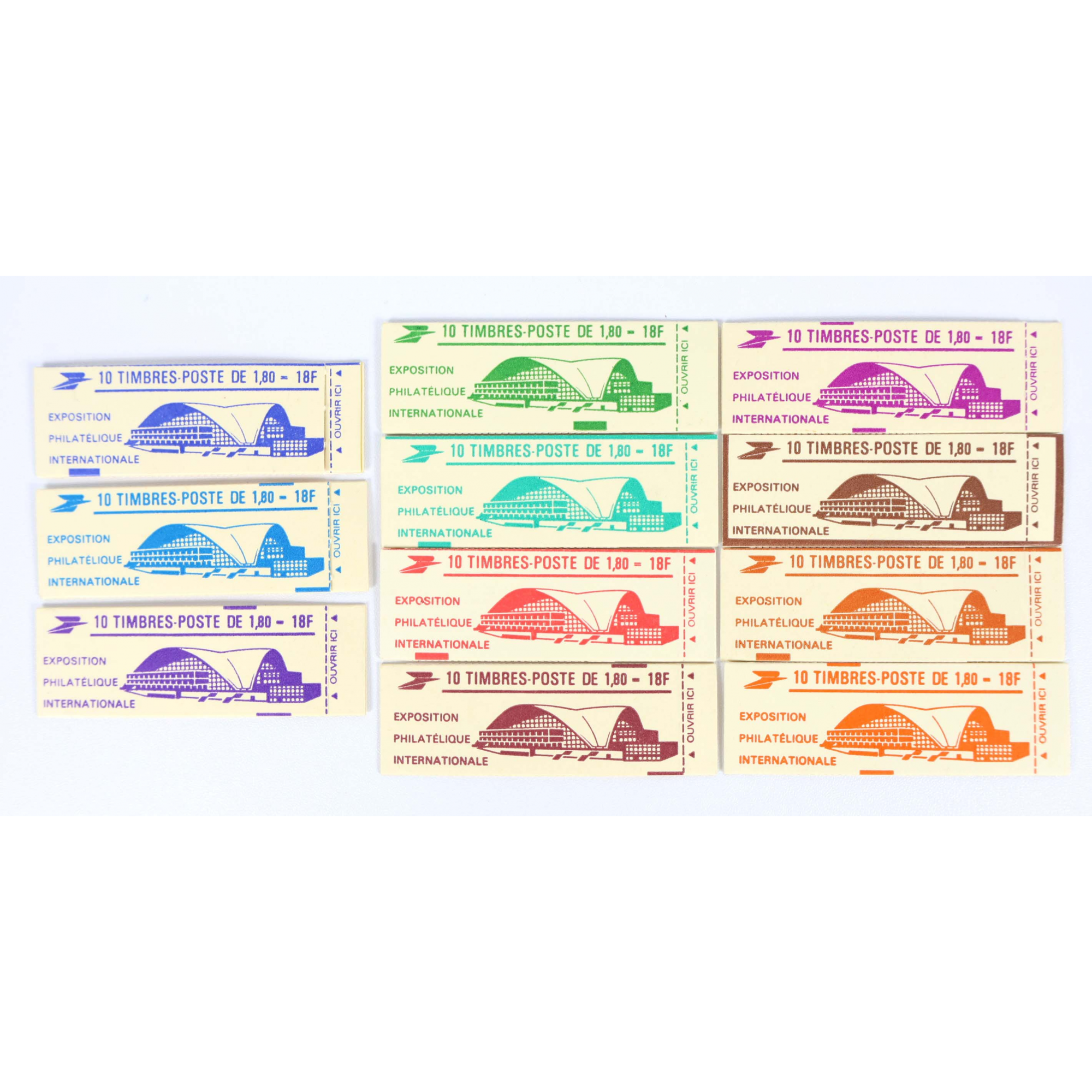 FRANCE CARNETS 2220-C 3A SÉRIE "PHILEXFRANCE 82" DE 11 CARNETS TIMBRES NEUFS**