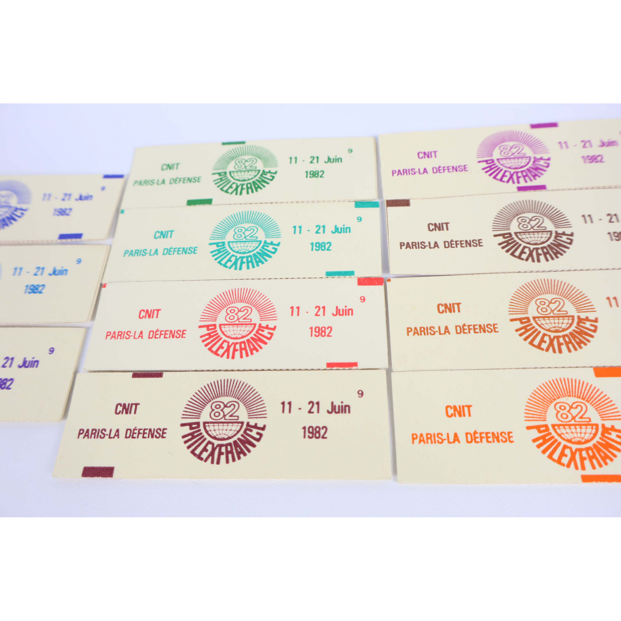 FRANCE CARNETS 2220-C 3A SÉRIE "PHILEXFRANCE 82" DE 11 CARNETS TIMBRES NEUFS**