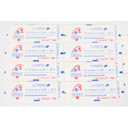 FRANCE CARNETS MODERNES 2376-C 12A SÉRIE "PHILEXFRANCE 89" DE 11 CARNETS