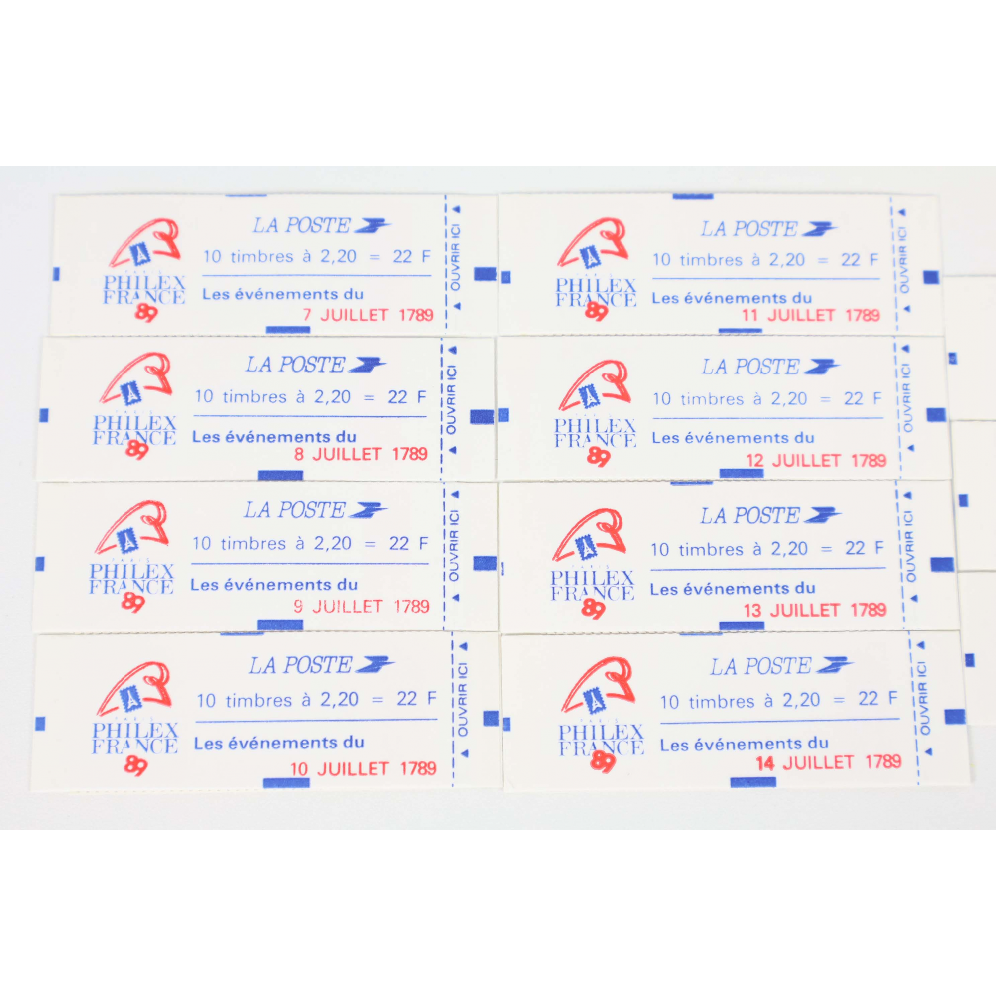 FRANCE CARNETS MODERNES 2376-C 12A SÉRIE "PHILEXFRANCE 89" DE 11 CARNETS