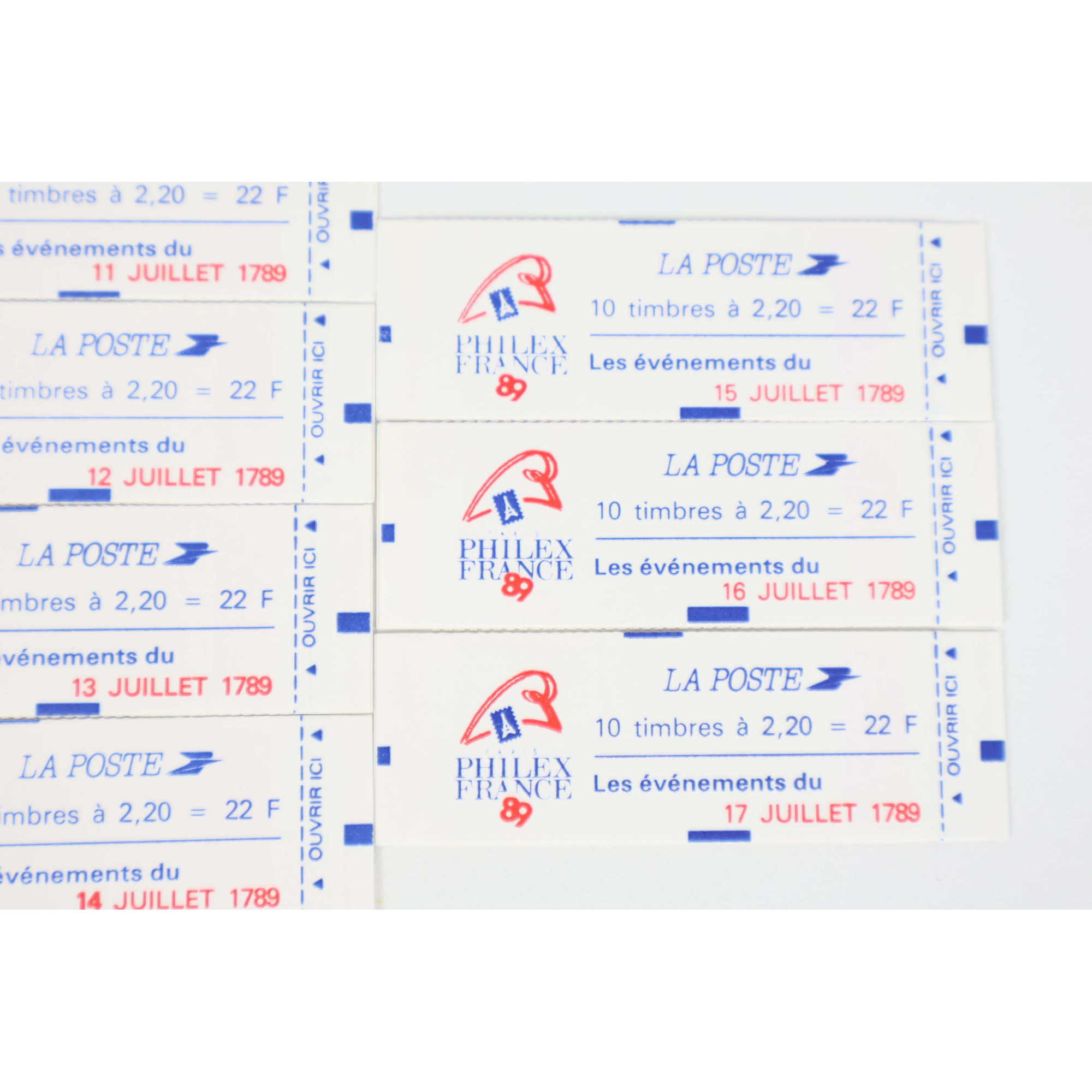 FRANCE CARNETS MODERNES 2376-C 12A SÉRIE "PHILEXFRANCE 89" DE 11 CARNETS