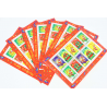 LOT 20 BLOCS N° 21 MEILLEURS VOEUX, TIMBRES NEUFS** 3 FRANCS VALEUR FACIALE 91.46€