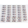 LOT 40 BLOCS N° 17 SIÈCLE DU CINÉMA, TIMBRES NEUFS** 2.80 FRANCS FACIALE 68.29€