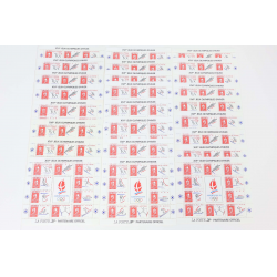 LOT 25 BLOCS N° 14 ALBERTVILLE 92, TIMBRES NEUFS** 2.50 FRANCS FACIALE 95.28€