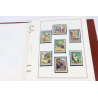 COLLECTION DE TIMBRES THÉMATIQUE DES TABLEAUX, DIVERS PAYS DU MONDE, ALBUM MOC