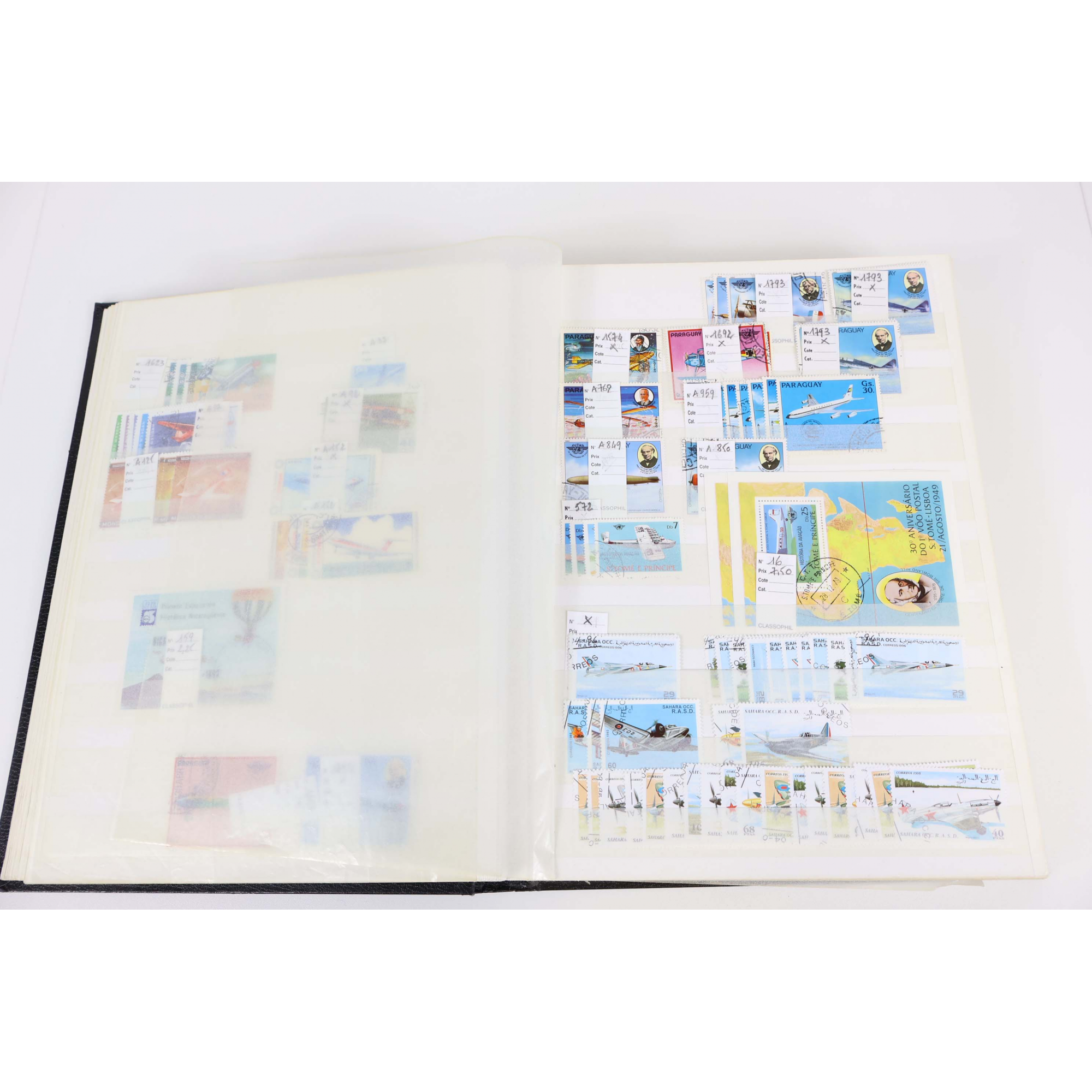 COLLECTION TIMBRES THÉMATIQUES ESPACE/FERROVIAIRE/AVIATION/MARITIME, DIVERS PAYS