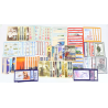 LOT DE 100 CARTES POSTALES POUR LE MONDE PRÉ-AFFRANCHIES, À VALIDITÉ PERMANENTE