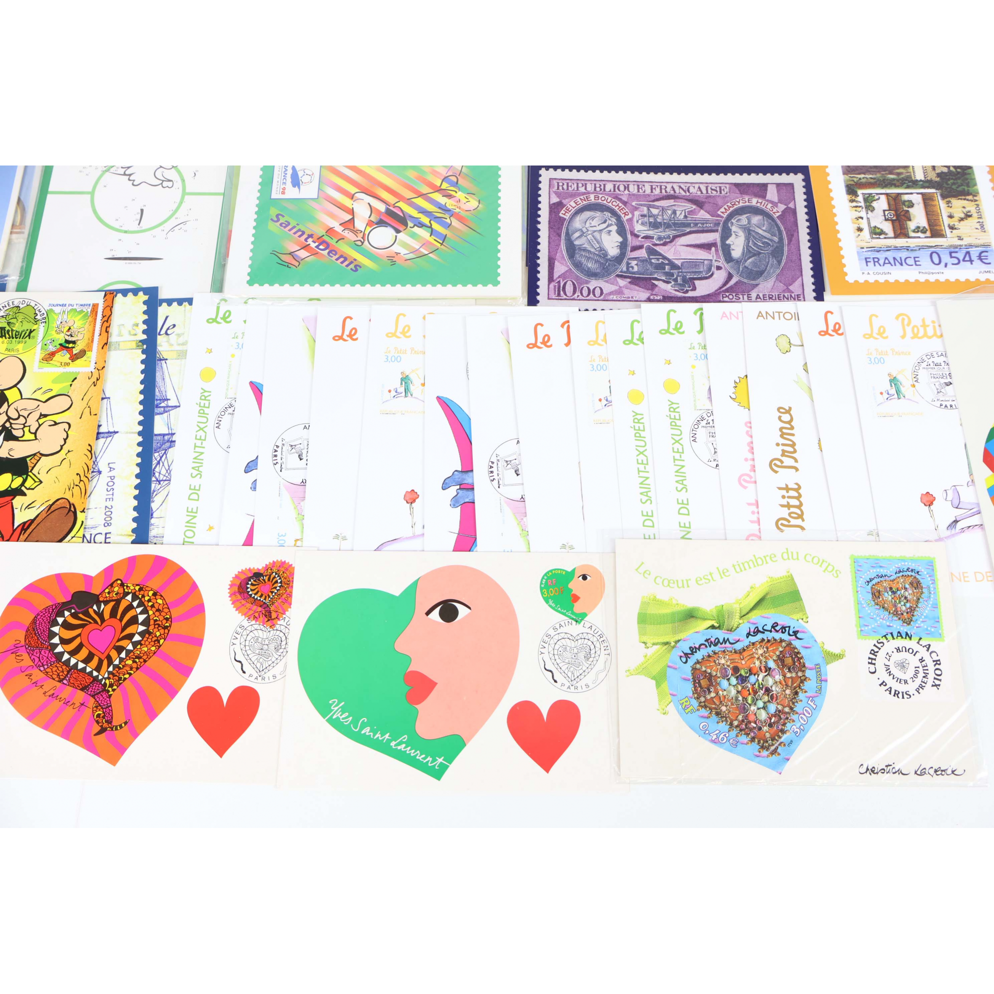 LOT DE 100 CARTES POSTALES PRÉ-AFFRANCHIES POUR LE MONDE, À VALIDITÉ PERMANENTE