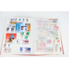 COLLECTION TIMBRES THÉMATIQUES TABLEAUX/FLORE/SPORTS, DIVERS PAYS ALBUM À BANDES