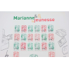 FRANCE FEUILLE N°F4774B "MARIANNE ET LA JEUNESSE" FEUILLE MULTITECHNIQUE DE 2013 SURCHARGÉE