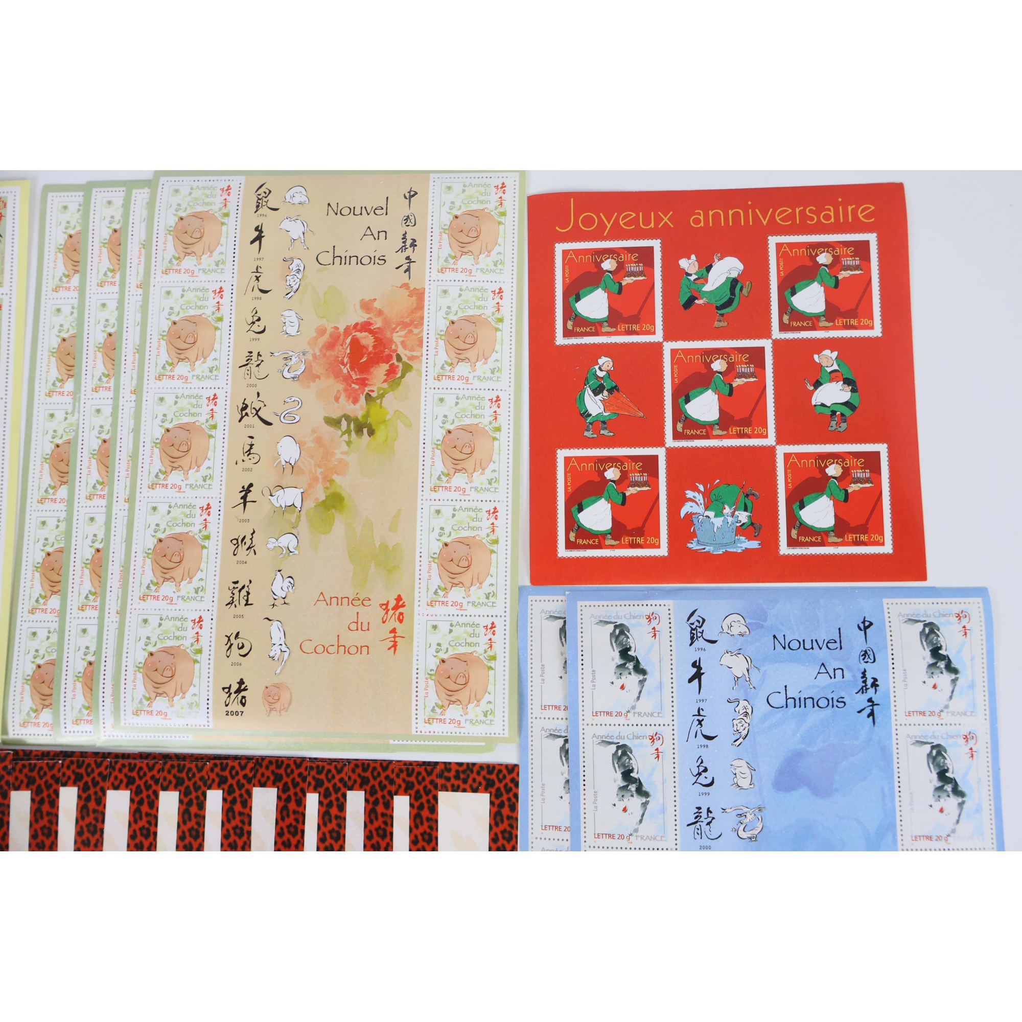 LOT 200 TIMBRES À VALIDITÉ PERMANENTE FRANCE POUR AFFRANCHIR LETTRES 20G