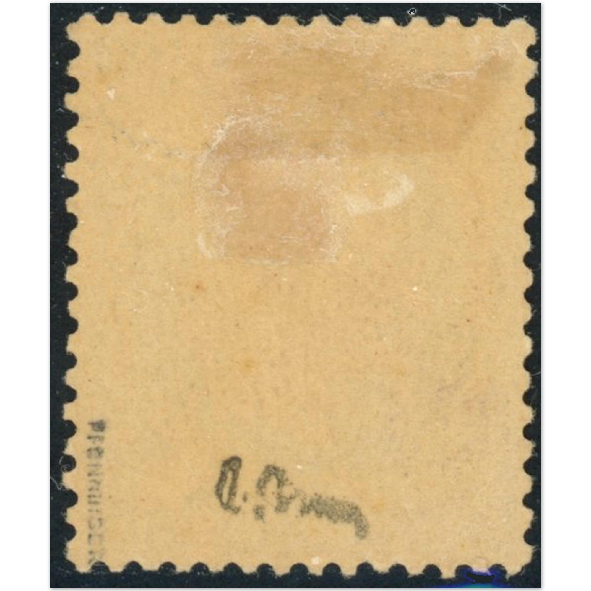 FRANCE EMPIRE LAURÉ N°30h FOND LIGNÉ BRUN CLAIR TIMBRE NEUF SIGNÉ A.BRUN