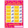 FEUILLE PERSO N°F3636A GOMME BRILLANTE "CECI EST UNE INVITATION" VIGNETTE TP
