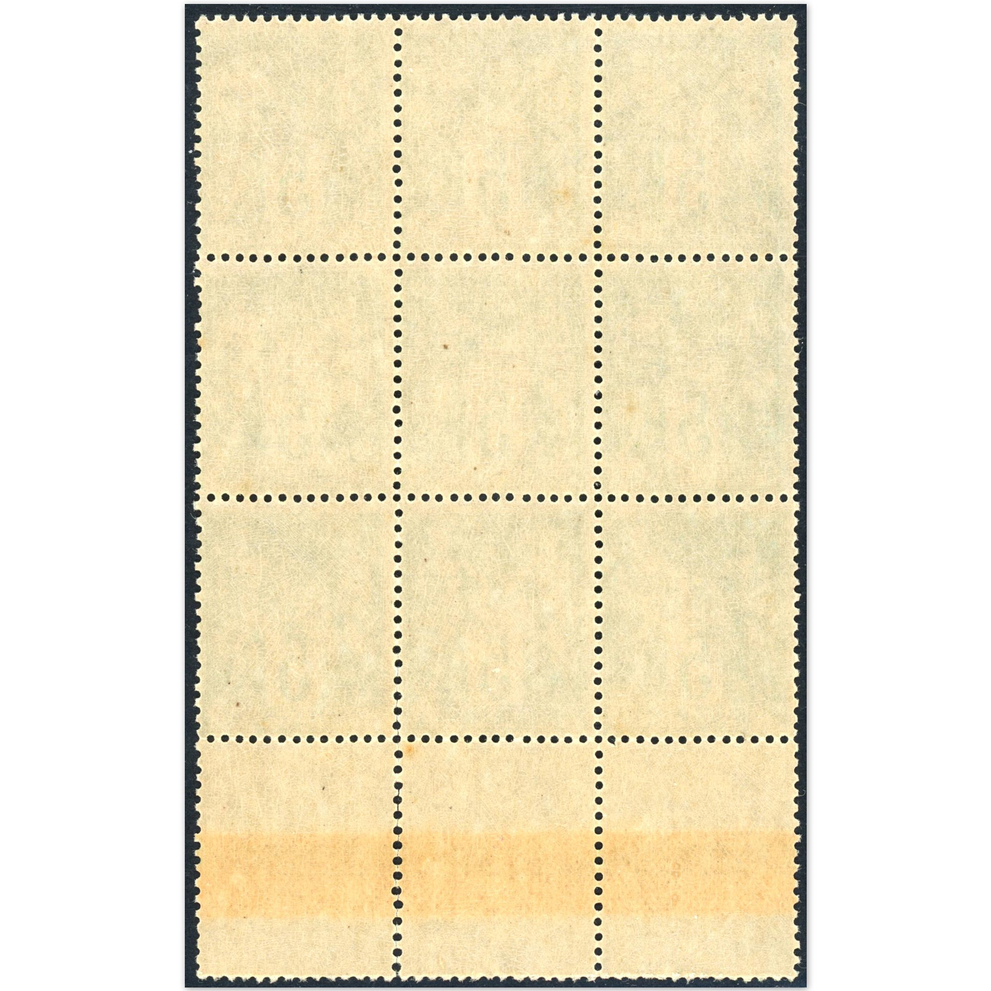 TYPE SAGE BLOC DE 9 TIMBRES DE FRANCE NEUFS** N°106a FRANCE 5c VERT-JAUNE COTE 600€
