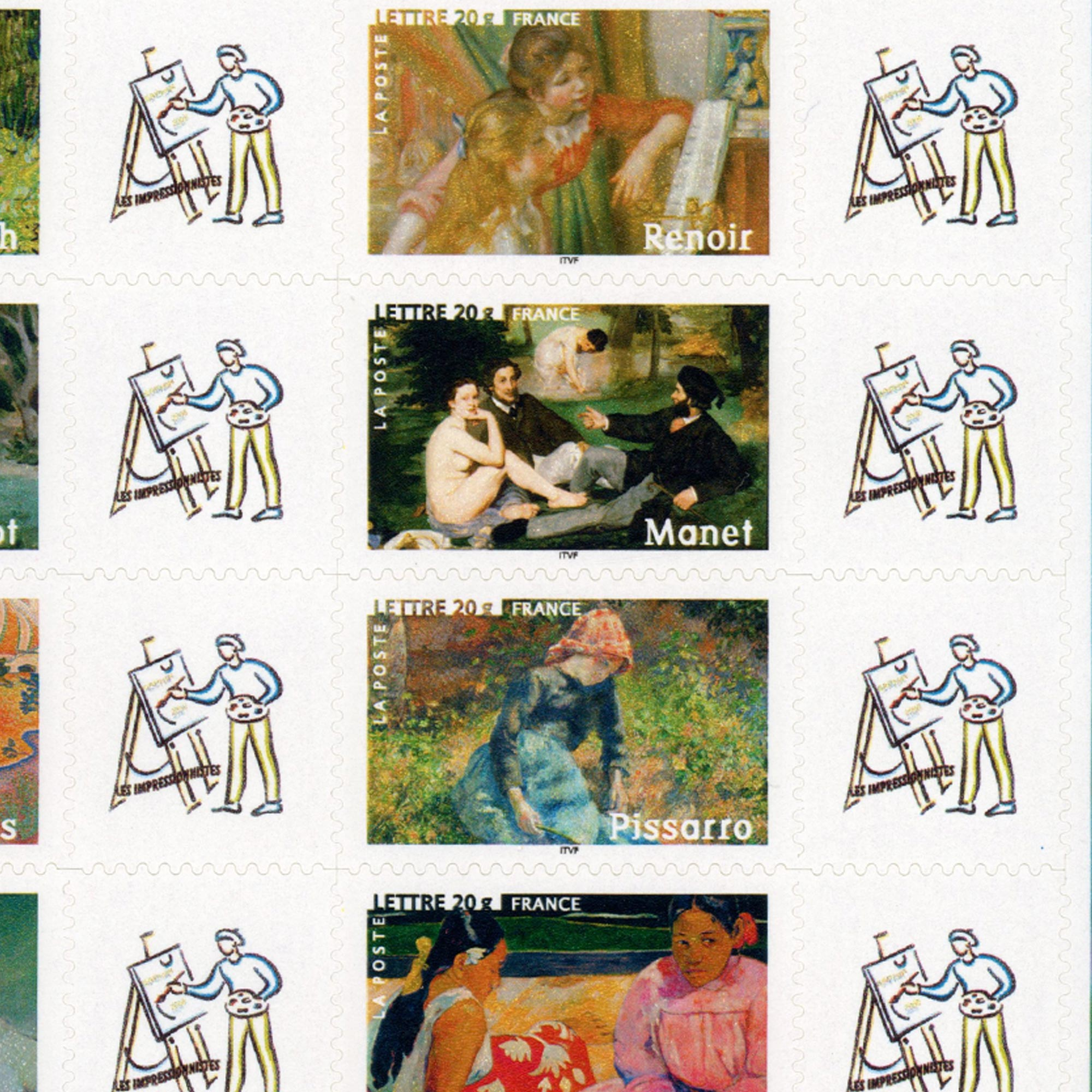 FEUILLE PERSONNALISÉE N°F3866B TIMBRES DE FRANCE NEUFS AUTOADHÉSIFS ANNÉE 2006