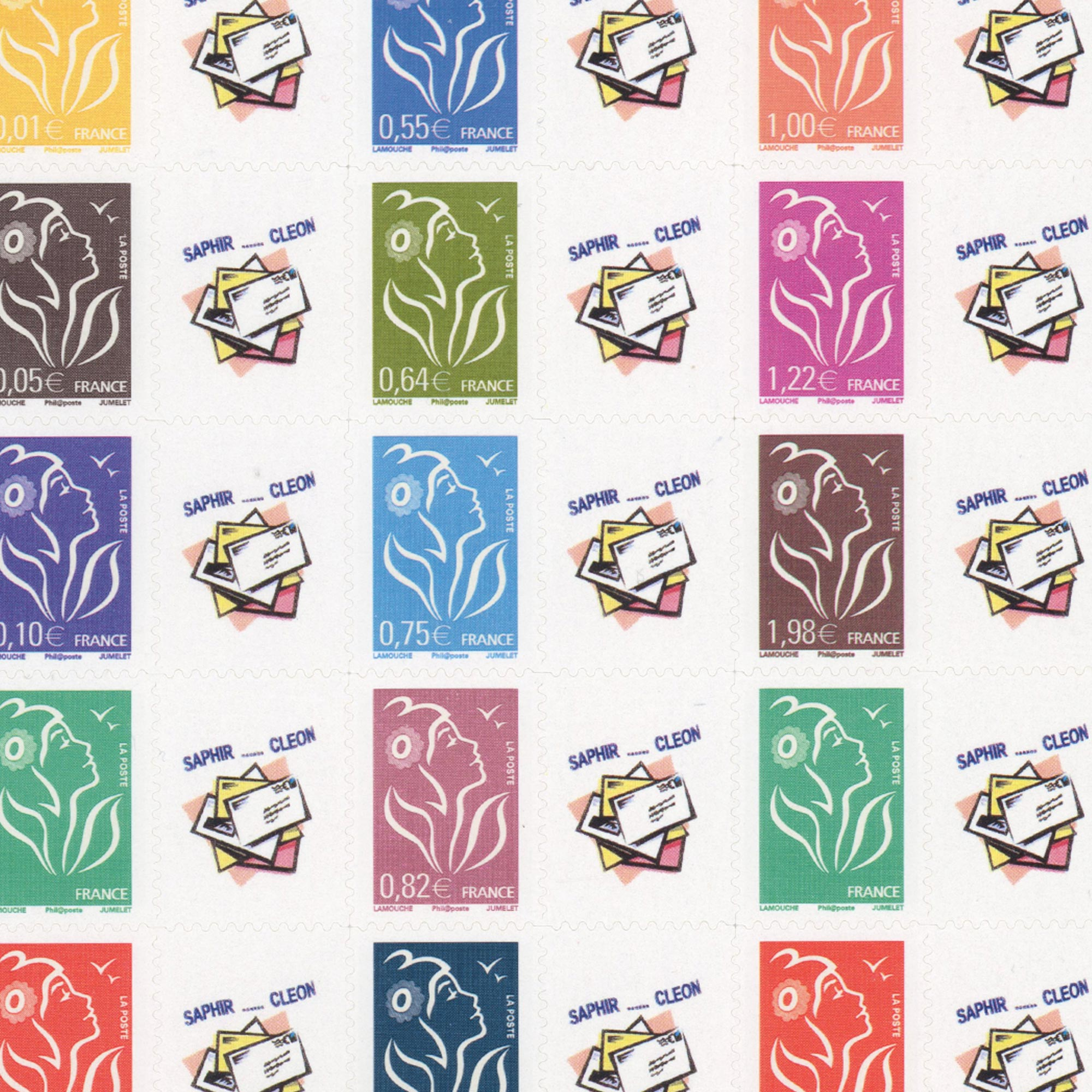 FEUILLE PERSONNALISÉE N°F3925P TIMBRES DE FRANCE NEUFS AUTOADHÉSIFS ANNÉE 2006