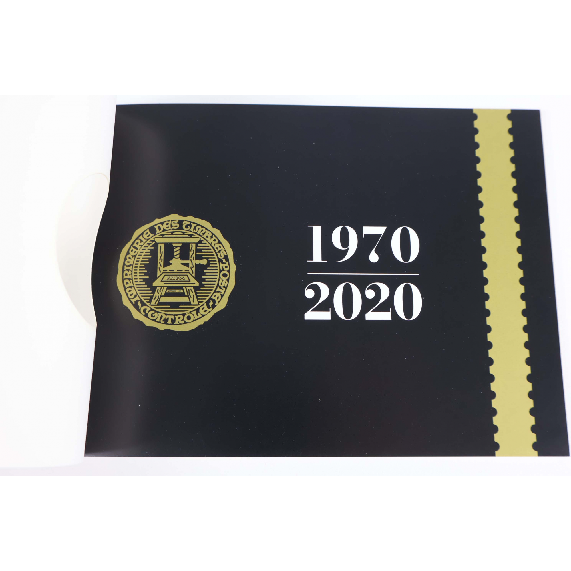 OUVRAGE DE LUXE N°4024 LIVRET 50 ANS GRAVÉS DANS L'HISTOIRE - ANNÉE 2020