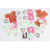 LOT 50 TIMBRES A VALIDITÉS PERMANENTES, LETTRES 50g FRANCE VP COEURS/MARIANNES