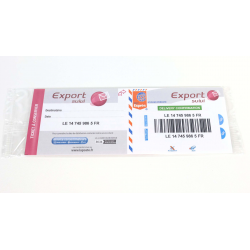 5 ETIQUETTES DE LA POSTE SUIVI VERS INTERNATIONAL EXPORT SUIVI EXPRESS