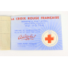 CARNET CROIX-ROUGE DE 1952 AVEC PUBLICITÉ TIMBRES DE FRANCE NEUFS** COTE 550€