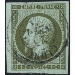 NAPOLÉON N°11 TIMBRE CLASSIQUE DE FRANCE OBLITÉRÉ AVEC BELLES MARGES, COTE 90€