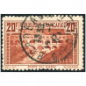FRANCE N°262B PONT DU GARD TYPE 1 TIMBRE OBLITÉRÉ SIGNÉ BRUN COTE 500€