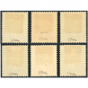 FRANCE N°701A À 701F TIRAGE SPÉCIALE DULAC TIMBRES NEUFS* SIGNÉ BRUN COTE 510€