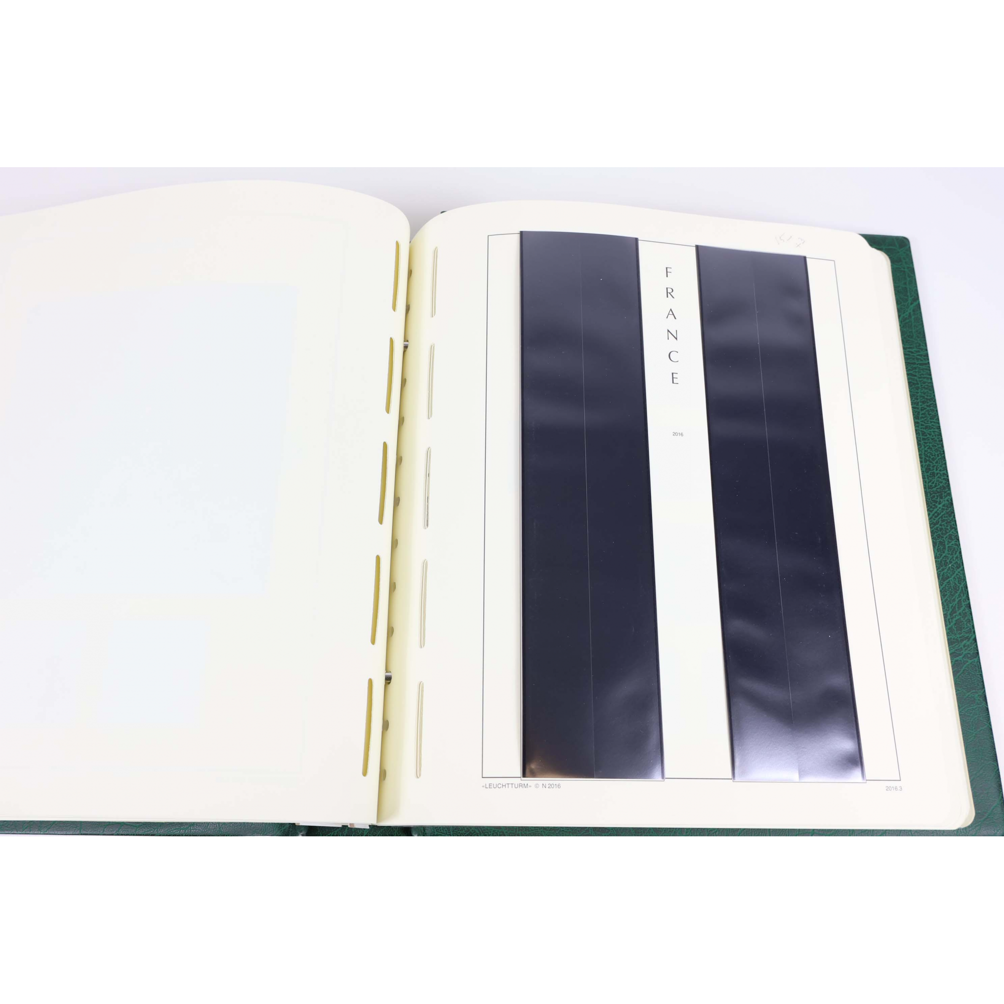 CLASSEUR LEUCHTTURM ANNÉES 2015/2016 MATÉRIEL HT DE GAMME POUR COLLECTION DE FR