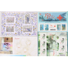 ANNÉE 2014 LOT DE TIMBRES/BLOCS-FEUILLETS MODERNES NEUFS** DE FRANCE FACIALE 77€