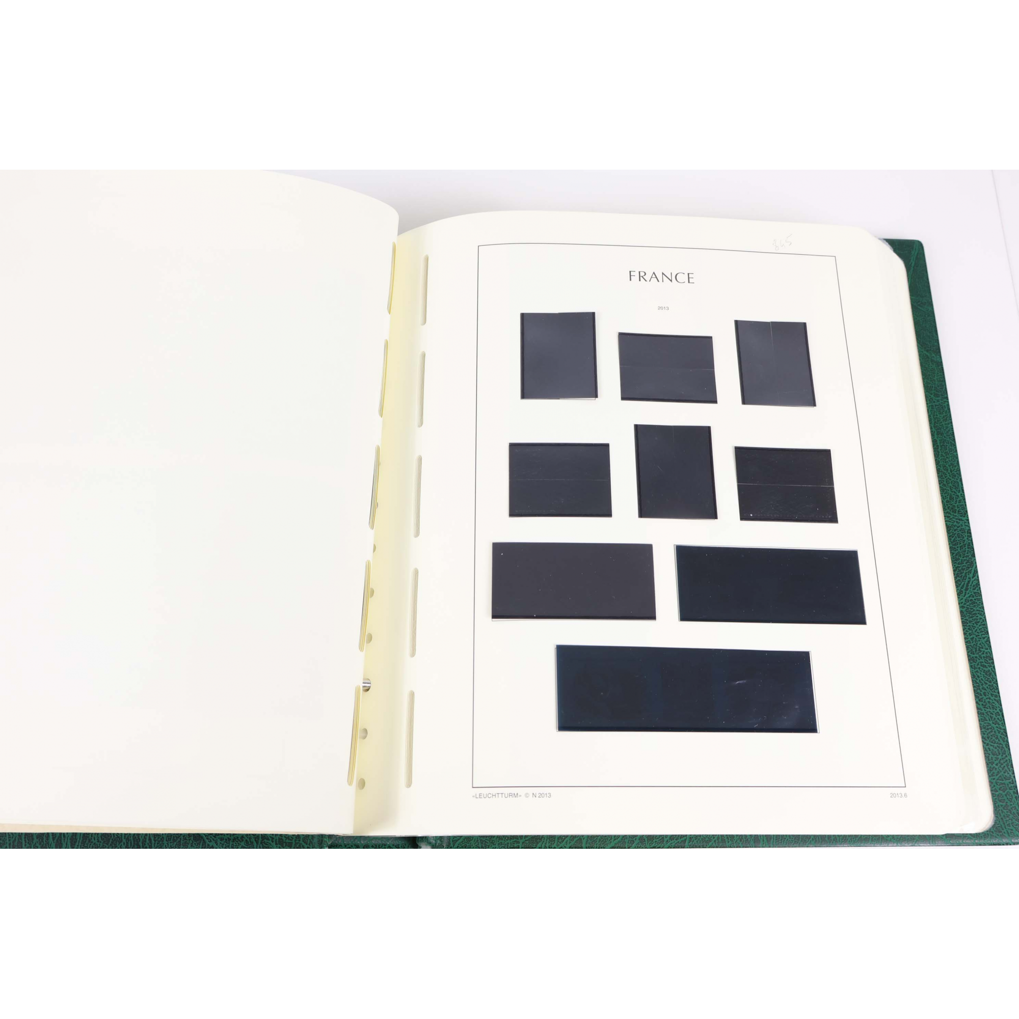 CLASSEUR LEUCHTTURM ANNÉES 2013/2014 MATÉRIEL HT DE GAMME POUR COLLECTION DE FR
