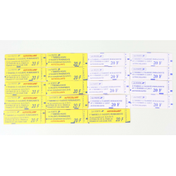 LOT DE 125 AFFRANCHISSEMENTS 20G AUTOADHÉSIFS TYPE MARIANNE TIMBRES NEUFS**
