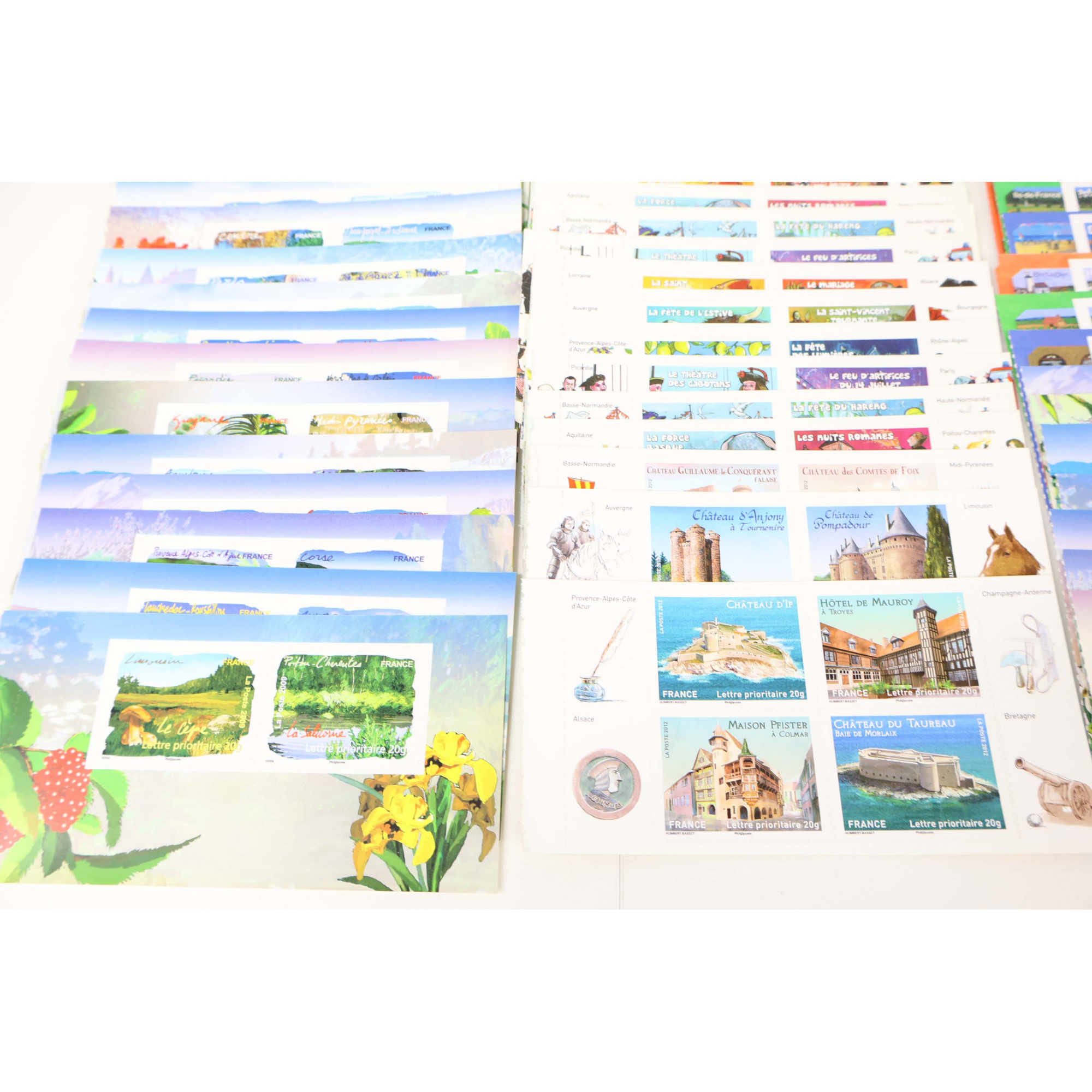 LOT DE 370 TIMBRES AUTOADHÉSIFS À VALIDITÉ PERMANENTE, TVP LETTRES 20G FRANCE