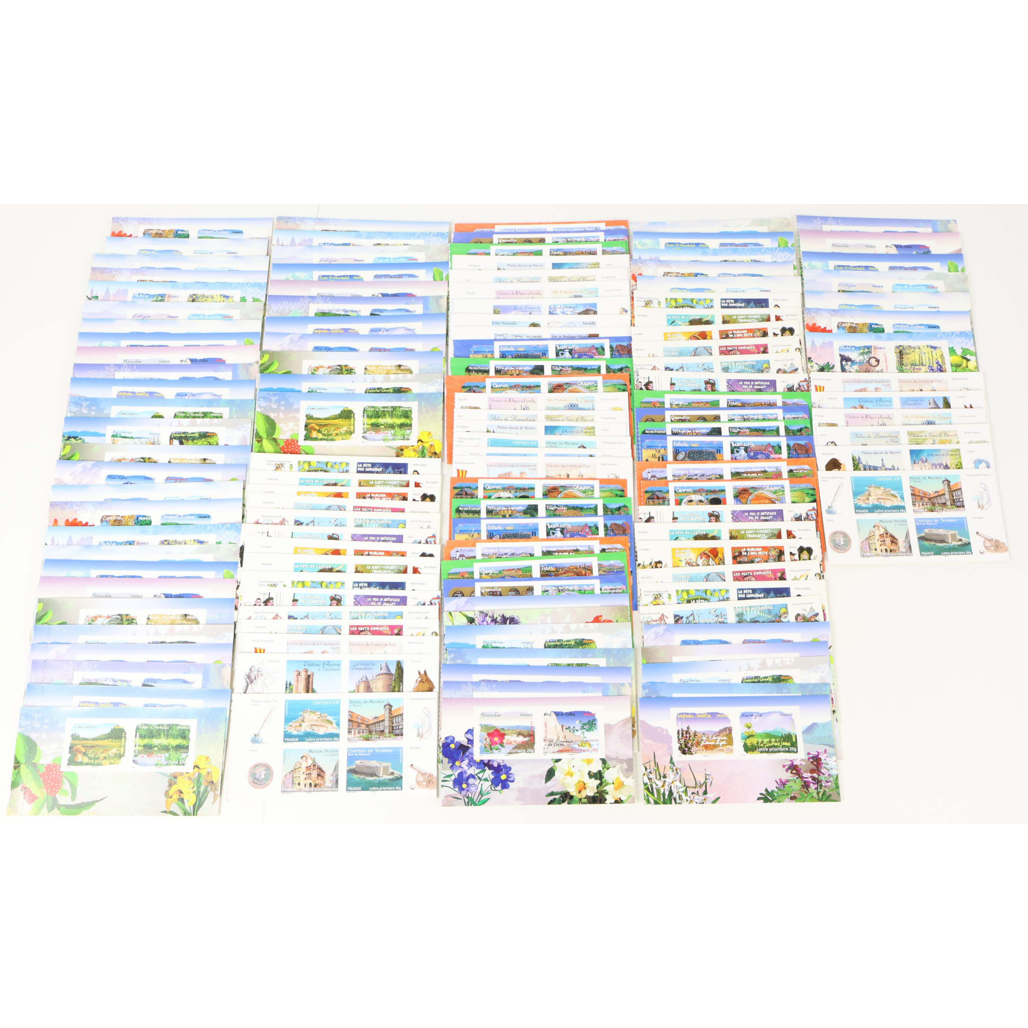 LOT DE 370 TIMBRES AUTOADHÉSIFS À VALIDITÉ PERMANENTE, TVP LETTRES 20G FRANCE