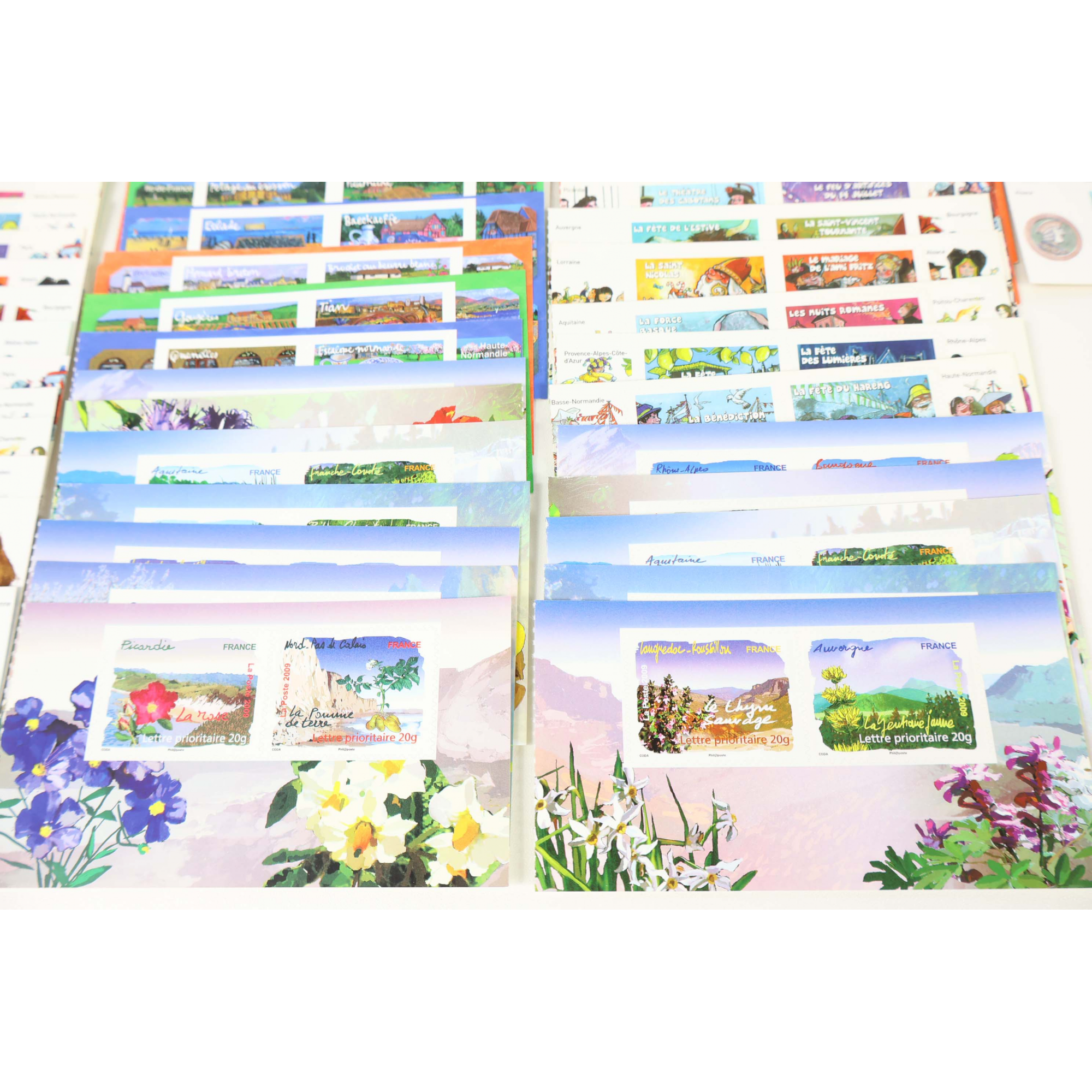 LOT DE 370 TIMBRES AUTOADHÉSIFS À VALIDITÉ PERMANENTE, TVP LETTRES 20G FRANCE