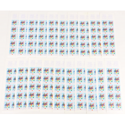 LOT 20 CARNETS CROIX ROUGE BC2049 AVION BOIS TIMBRES NEUFS** 0.46€ X 10 VF 92€