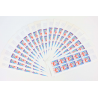 LOT 20 CARNETS CROIX ROUGE BC2050 PERE NOEL TIMBRES NEUFS** 0.46€ X 10 VF 92€