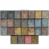 THÉMATIQUE TYPE SAGE TIMBRES FRANCE CLASSIQUES OBLITÉRÉS TYPES 1 ET 2