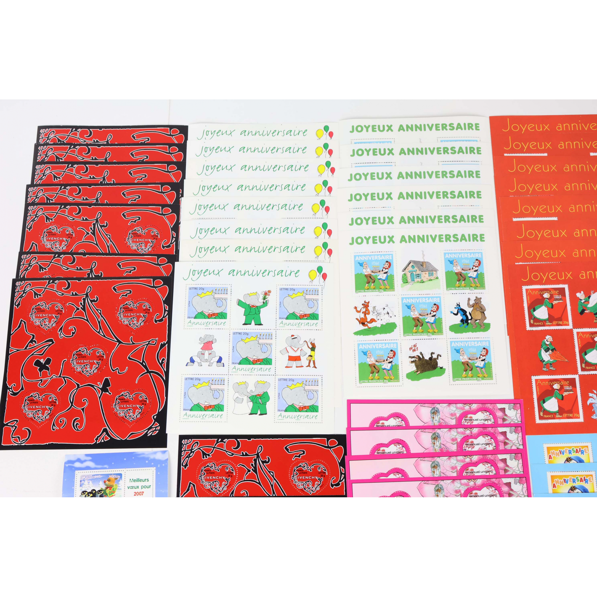 LOT 300 TIMBRES À VALIDITÉ PERMANENTE FRANCE POUR AFFRANCHIR LETTRES 20G
