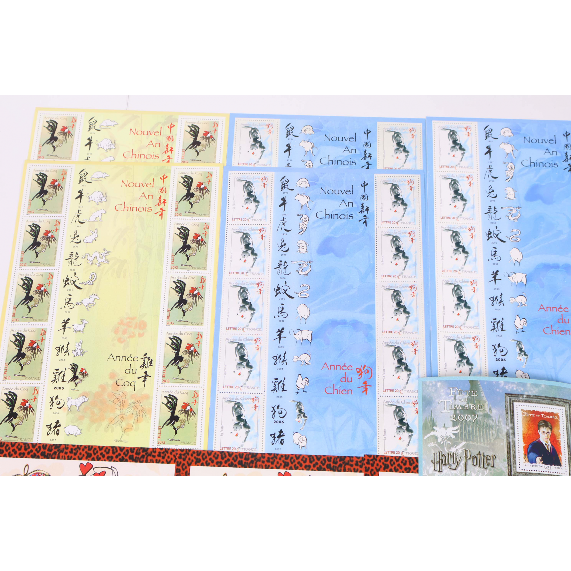 LOT 95 TIMBRES À VALIDITÉ PERMANENTE FRANCE POUR AFFRANCHIR LETTRES 20G
