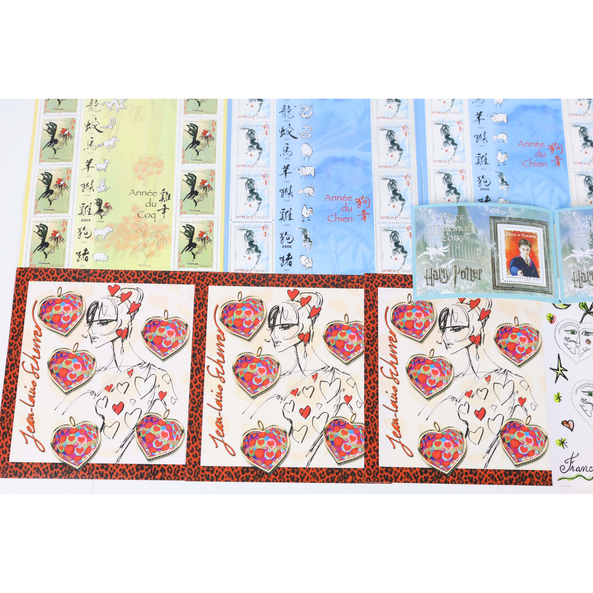 LOT 95 TIMBRES À VALIDITÉ PERMANENTE FRANCE POUR AFFRANCHIR LETTRES 20G