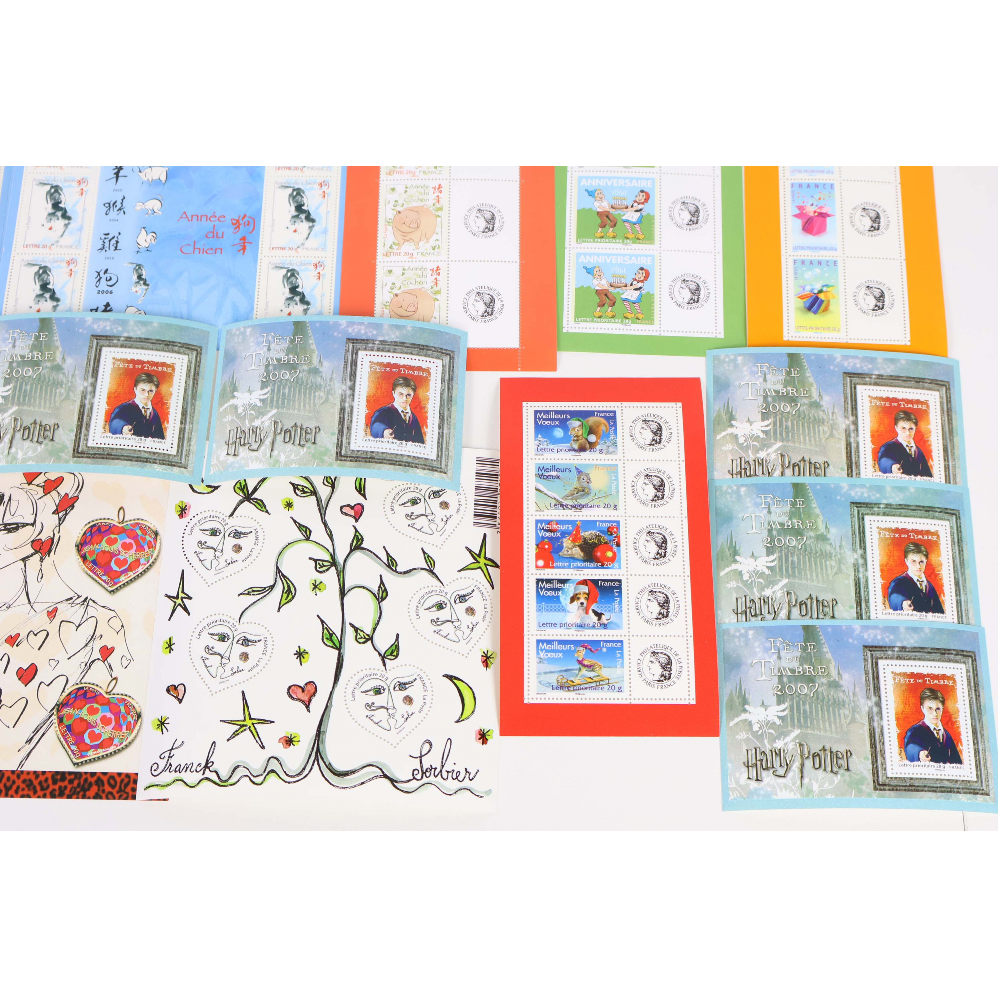 LOT 95 TIMBRES À VALIDITÉ PERMANENTE FRANCE POUR AFFRANCHIR LETTRES 20G