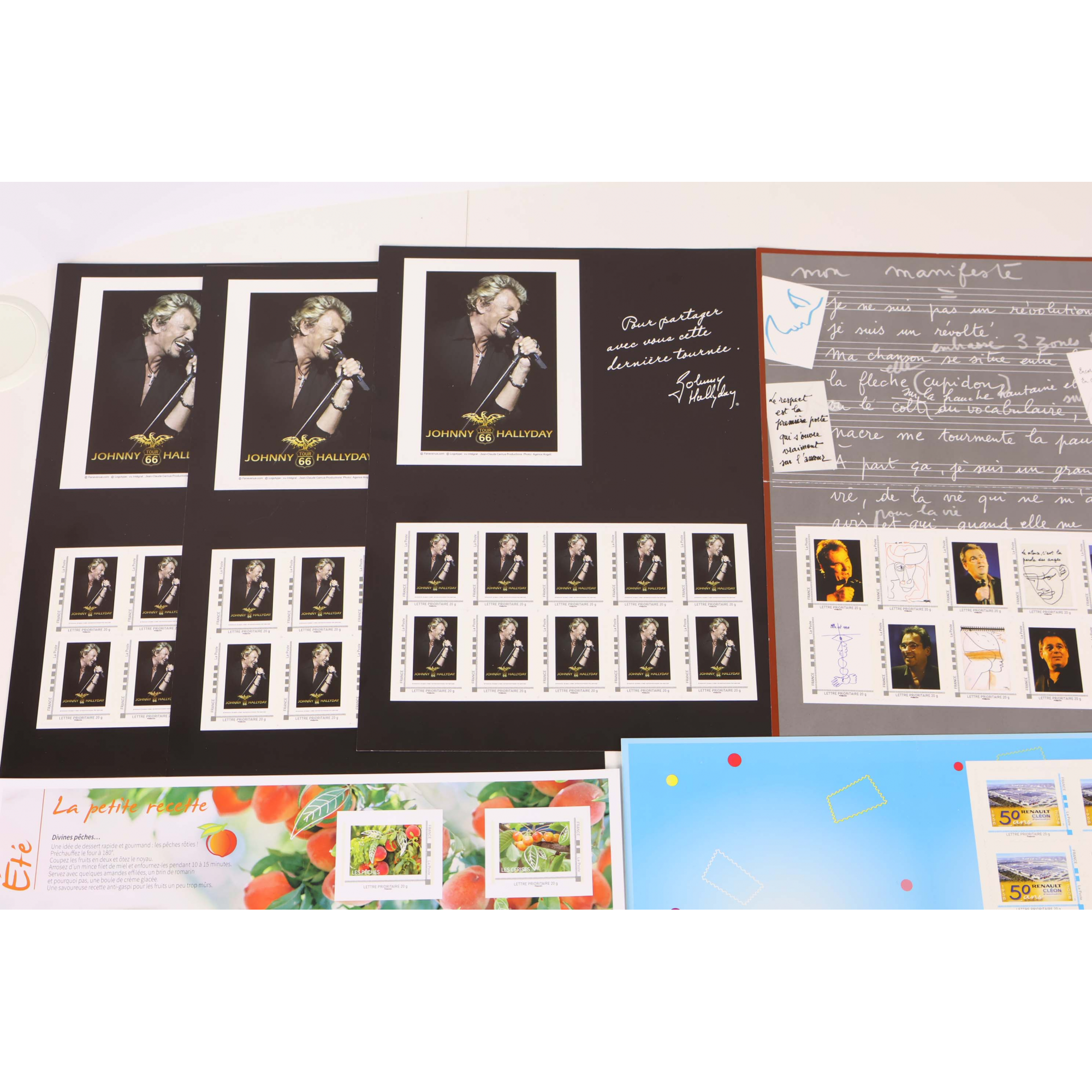 LOT DE 128 TIMBRES AUTOADHÉSIFS VP LETTRES 20G FRANCE SOUS FORMAT COLLECTORS