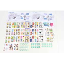 LOT DE 178 TIMBRES AUTOADHÉSIFS LETTRES VERTES 20G VP FRANCE POUR AFFRANCHIR