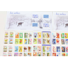 LOT DE 178 TIMBRES AUTOADHÉSIFS LETTRES VERTES 20G VP FRANCE POUR AFFRANCHIR